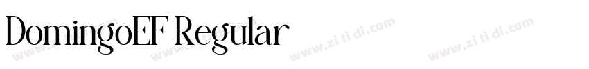 DomingoEF Regular字体转换
